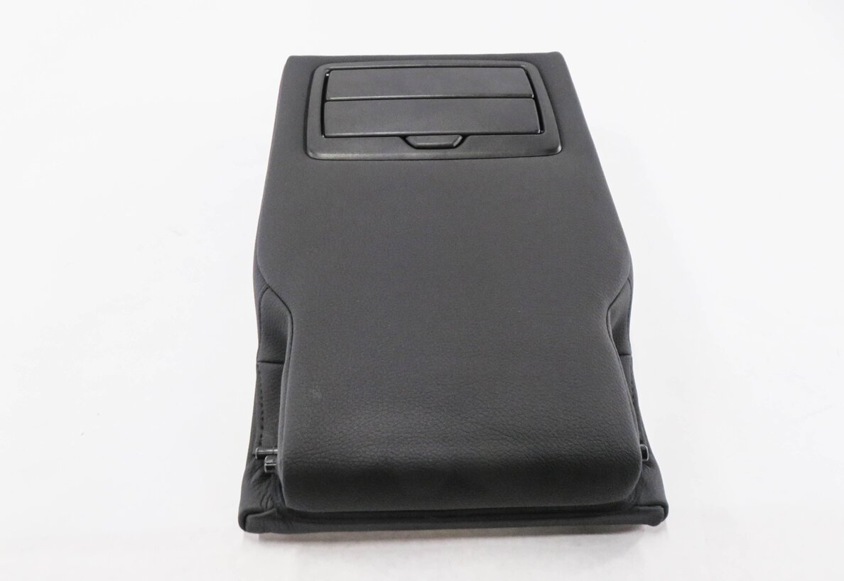 Thumbnail 3: 2015 BMW X5 (F15) REAR SEAT CENTER CONSOLE ARMREST CUP HOLDER (BLACK LEATHER)