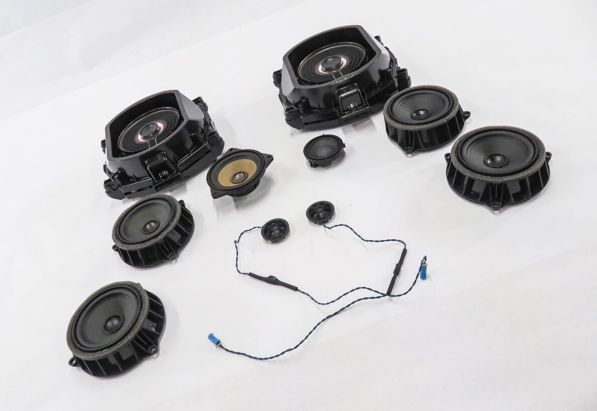 2015 BMW X5 (F15) RADIO STEREO SUB SUBWOOFER TWEETER DOOR SPEAKER SET-10
