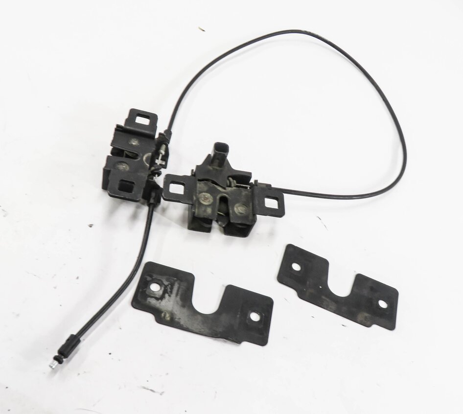 Thumbnail 2: 2011 RANGE ROVER SPORT (L320) FRONT HOOD LOWER LOCK LATCH CATCH SET-2 w/ CABLE