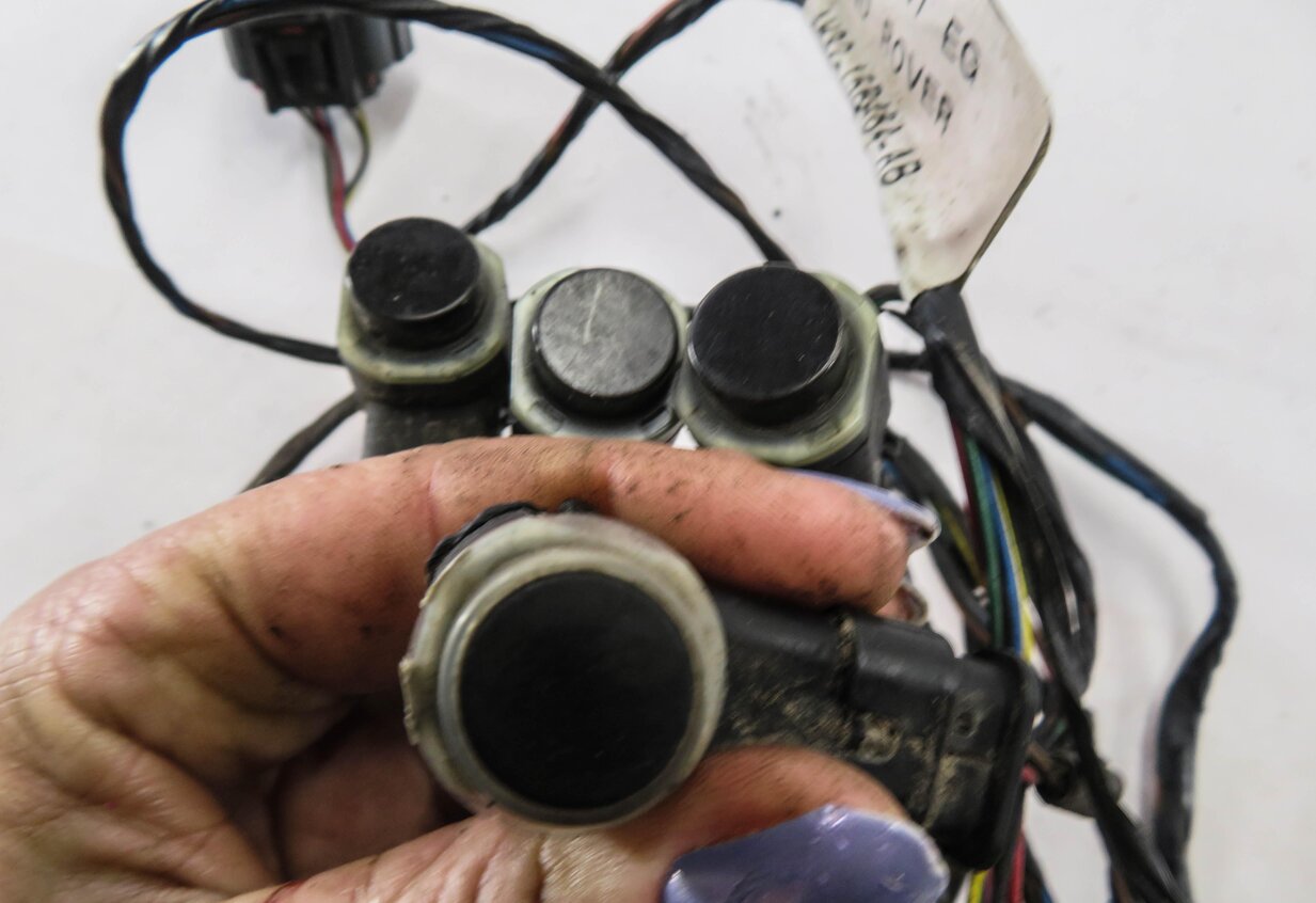 Thumbnail 4: 2011 RANGE ROVER SPORT (L320) REAR PDC PARK SENSOR SET w/ WIRING HARNESS (SAND)