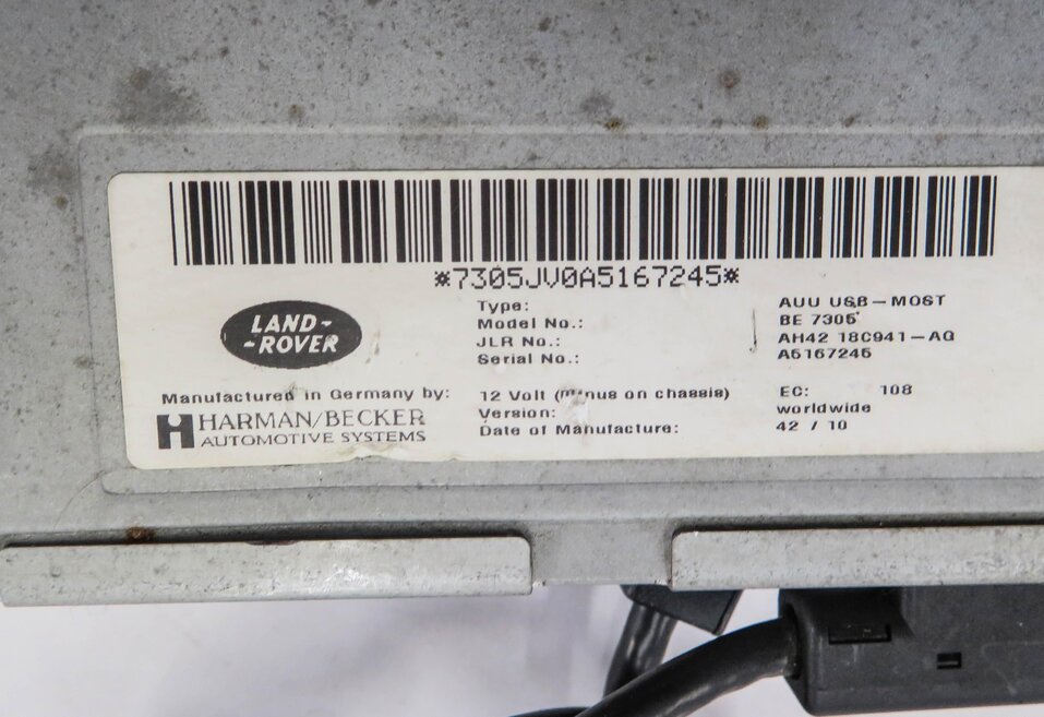 Thumbnail 4: 10-14 LAND ROVER LR4 - RANGE ROVER SPORT (L320 L322) USB i-POD INTERFACE MODULE