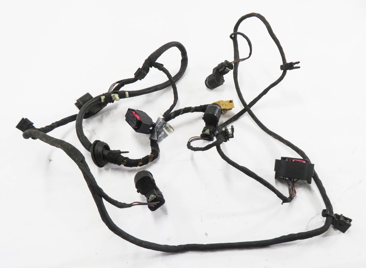 Thumbnail 3: 2013 AUDI S4 (B8 8K) REAR PDC PARK DISTANCE SENSOR SET w/ HARNESS (BLACK)