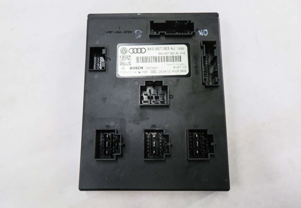 Thumbnail 4: 2013 AUDI S4 (B8 8K) 3.0L CGXC ENGINE ECM BCM IMMOBILIZER MODULE KEY SET