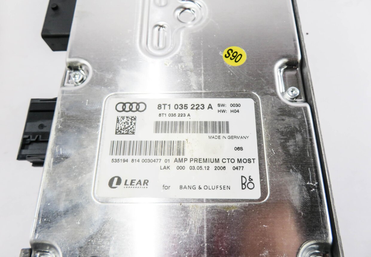 Thumbnail 4: 2013-2017 AUDI A4 S4 A5 S5 RS5 Q5 Q7 - STEREO BANG & OLUFSEN AUDIO AMP AMPLIFER