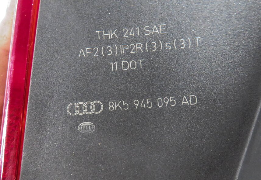 Thumbnail 7: 2013-2016 AUDI A4 S4 (B8 8K) LEFT DRIVER OUTER LED TAILLIGHT BRAKE LIGHT LAMP