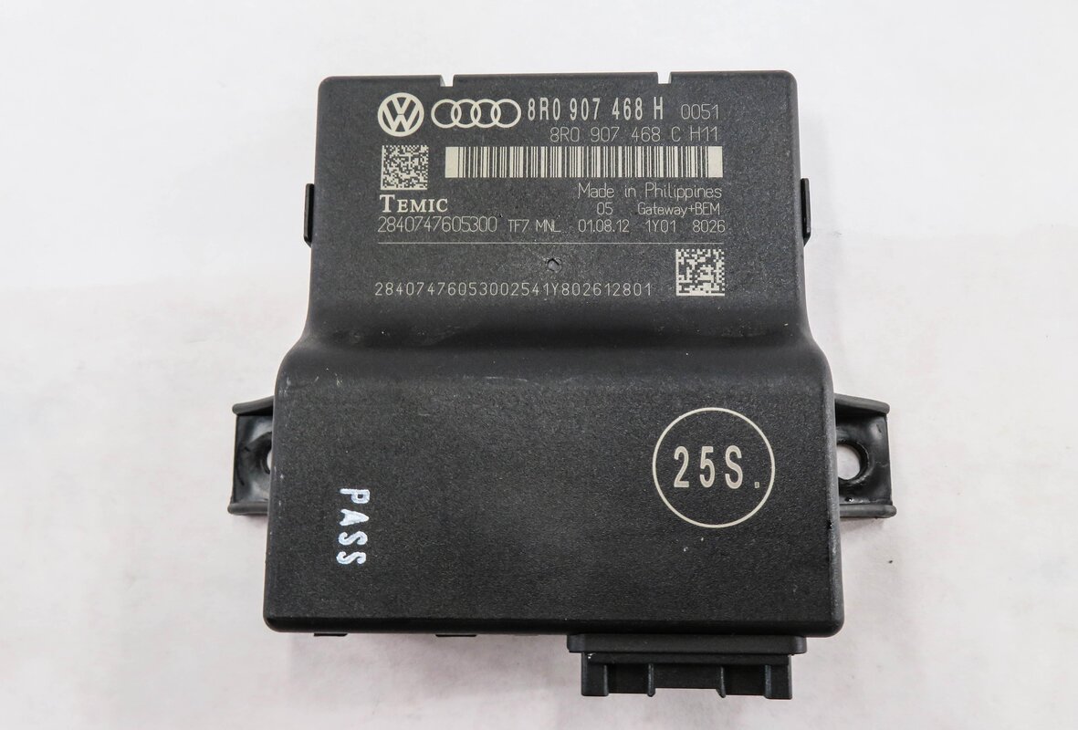 Thumbnail 10: 13-15 AUDI Q5 (B8 8R) 2.0L CPMB TURBO ENGINE ECM BCM IMMOBILIZER MODULE KEY SET