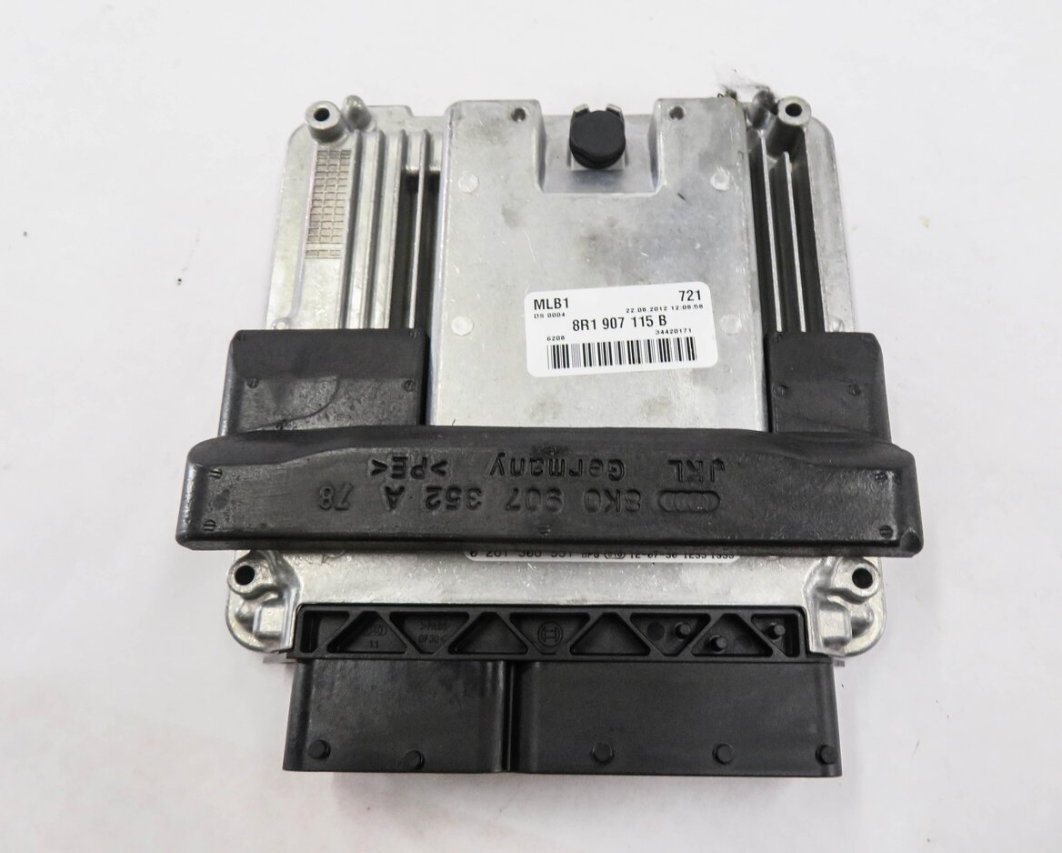 Thumbnail 5: 13-15 AUDI Q5 (B8 8R) 2.0L CPMB TURBO ENGINE ECM BCM IMMOBILIZER MODULE KEY SET