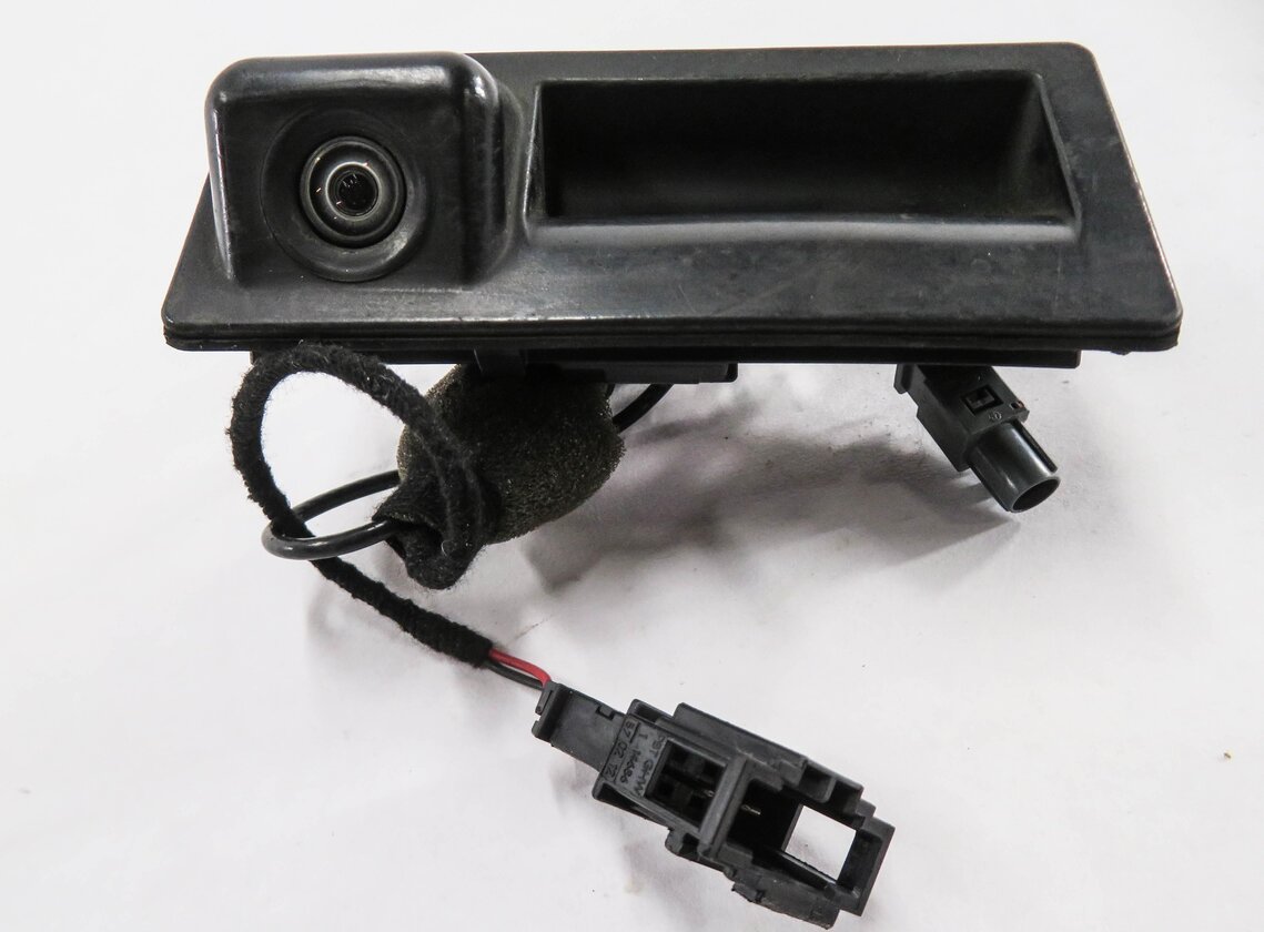 Thumbnail 3: 08-17 AUDI A4 S4 A5 S5 A7 S7 Q3 Q5 - REAR TRUNK RELEASE HANDLE w/ BACKUP CAMERA
