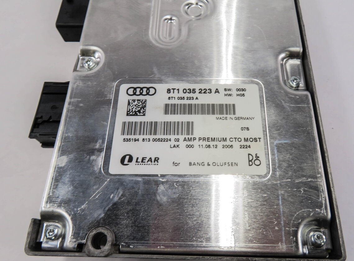 Thumbnail 4: 2013-2017 AUDI A4 S4 A5 S5 RS5 Q5 Q7 - STEREO BANG & OLUFSEN AUDIO AMP AMPLIFER