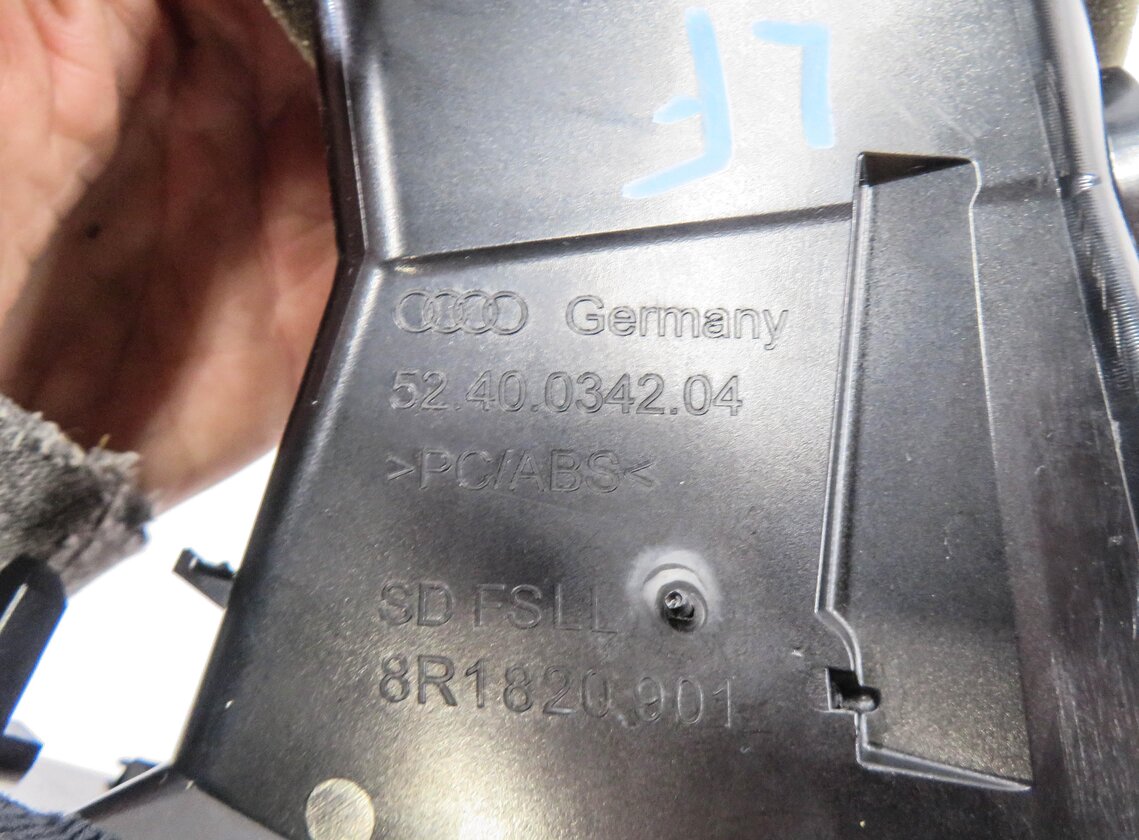 Thumbnail 5: 2013 AUDI Q5 (B8 8R) LEFT FRONT DRIVER DASH HEATER A/C AIR VENT (CHROME)
