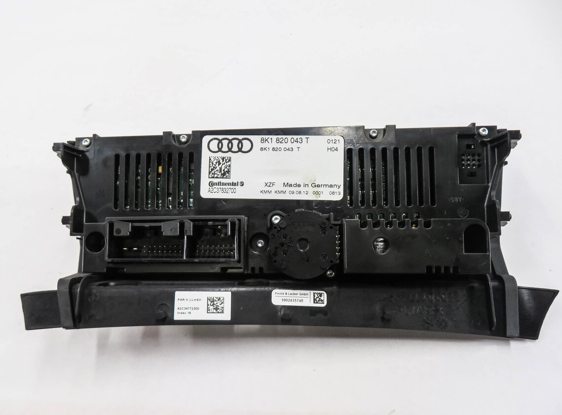 Thumbnail 5: 13-17 AUDI A4 S4 A5 S5 RS5 Q5 SQ5 (B8 8K 8T 8R) HEATER TEMPERATURE CONTROL PANEL