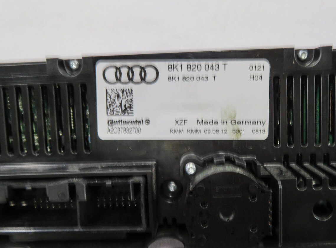 Thumbnail 6: 13-17 AUDI A4 S4 A5 S5 RS5 Q5 SQ5 (B8 8K 8T 8R) HEATER TEMPERATURE CONTROL PANEL
