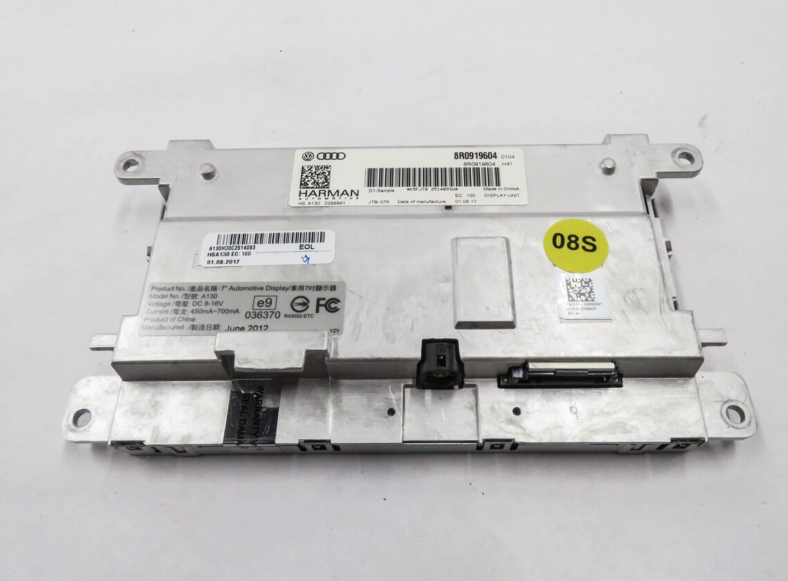 Thumbnail 5: 2013-2017 AUDI A5 S5 Q5 Q7 (4L B8 8T 8R) GPS NAVIGATION MEDIA DISPLAY SCREEN 7"