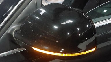 Thumbnail 2: 09-14 AUDI Q5 (8R) LEFT P-FOLD HEAT AUTODIM MEMORY DOOR MIRROR w/ LIGHT (BLACK)