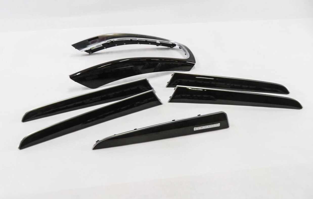 Thumbnail 7: 2013 AUDI Q5 (B8 8R) DASH DOOR CONSOLE WOOD GRAIN TRIM PANEL SET