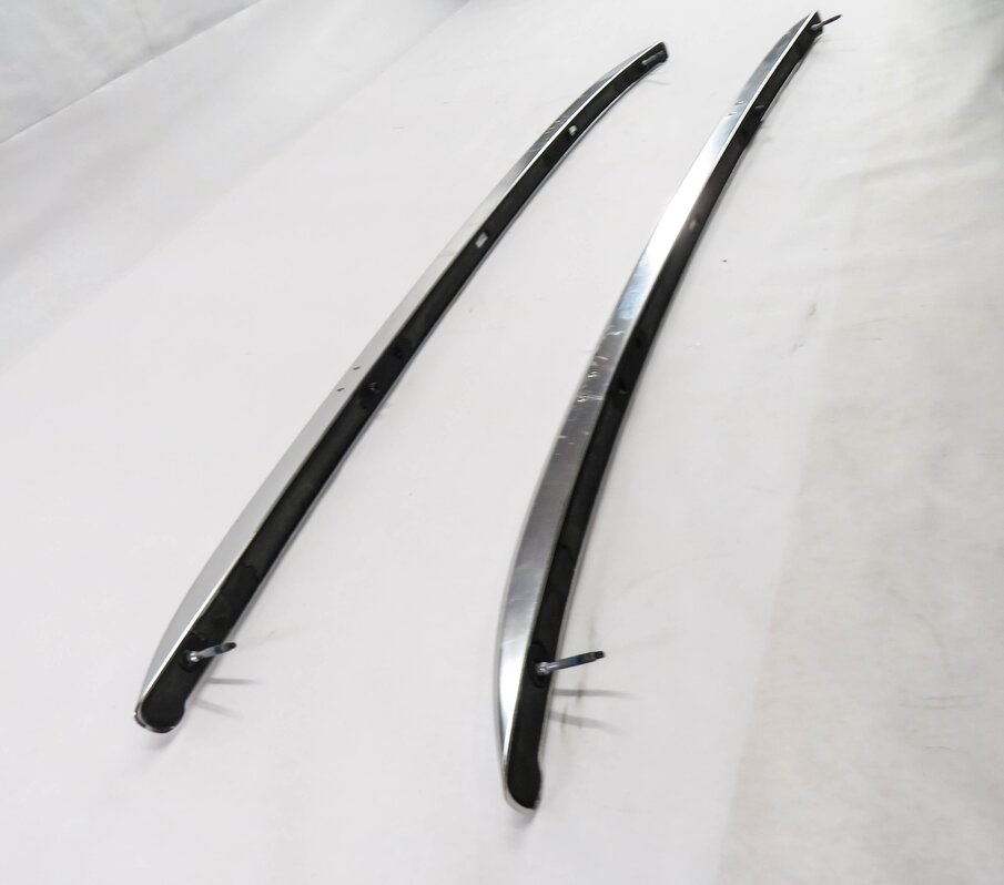 Thumbnail 3: 2013 AUDI Q5 (B8 8R) LEFT & RIGHT SIDE ROOF TOP LUGGAGE RACK RAIL SET/2 (CHROME)