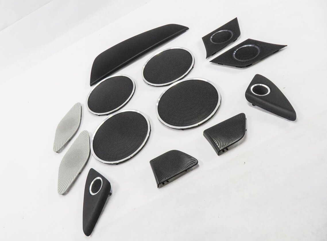 Thumbnail 3: 2013 AUDI Q5 (B8 8R) BANG & OLUFSEN AUDIO SPEAKER GRILLE TRIM COVER SET