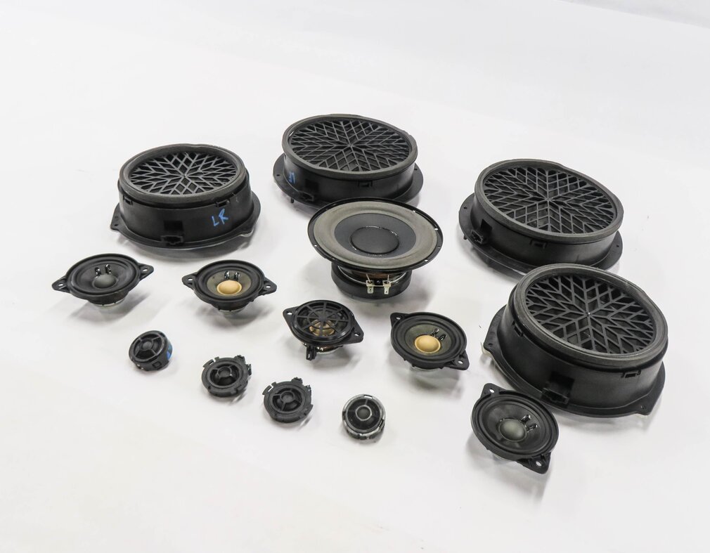 2013 AUDI Q5 (B8 8R) STEREO BANG & OLUSEN SUB SUBWOOFER TWEETER SPEAKER SET