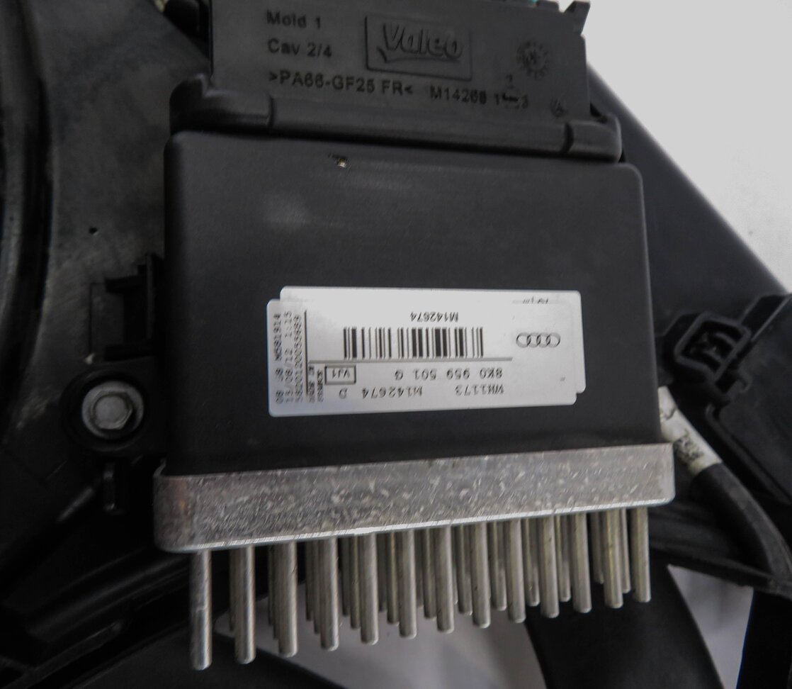 Thumbnail 6: 2009-2017 AUDI A4 A5 Q5 S4 (B8 8T 8R) 2.0L / 3.0L / 3.2L - RADIATOR COOLING FAN