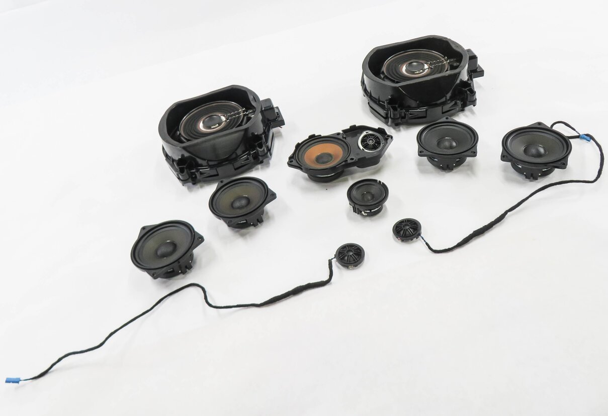 2012 BMW X5 (E70) RADIO STEREO SUBWOOFER TWEETER SPEAKER SET
