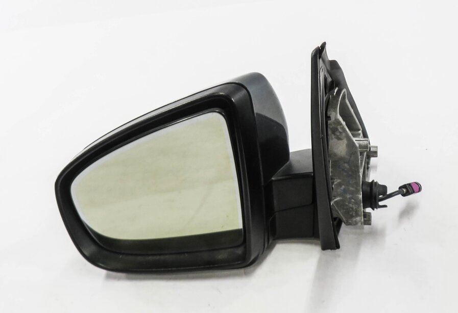 2010-2013 BMW X5 (E70) LEFT P-FOLD MEM AUTODIM CAMERA HEATED DOOR MIRROR (GRAY)