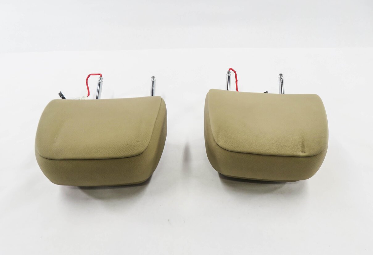 Thumbnail 3: 2012 BMW X5 (E70) DRIVER / PASSENGER FRONT ACTIVE HEADREST SET (NEVADA BEIGE)