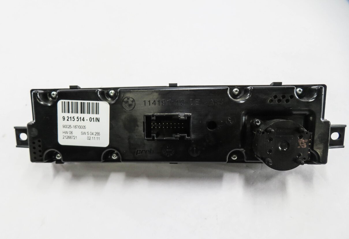 Thumbnail 5: 2007-2013 BMW X5 (E70) REAR HEATER A/C CLIMATE TEMPERATURE CONTROL PANEL