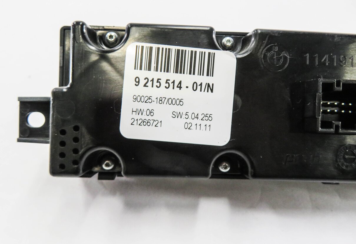 Thumbnail 6: 2007-2013 BMW X5 (E70) REAR HEATER A/C CLIMATE TEMPERATURE CONTROL PANEL