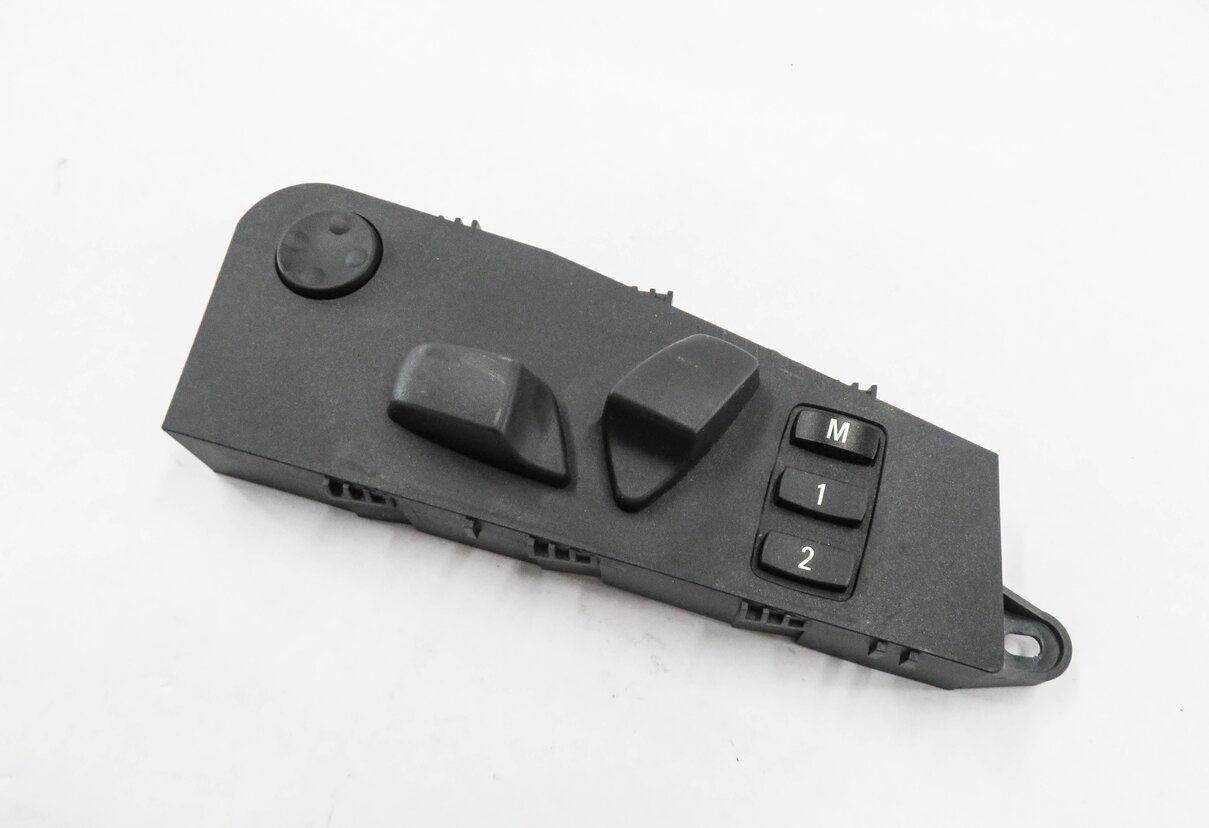 2012 BMW X5 (E70) LEFT FRONT DRIVER POWER MEMORY SEAT ADJUSTMENT SWITCH (BLACK)