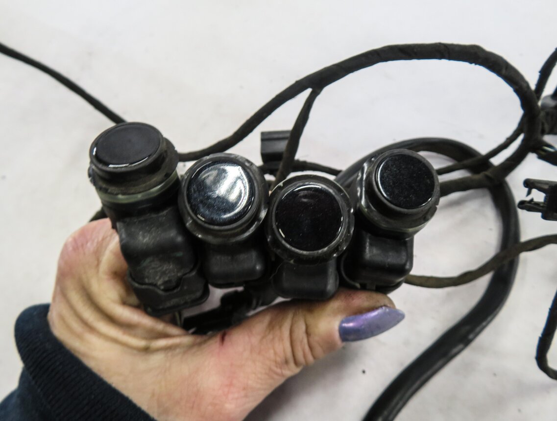 Thumbnail 5: 2010 AUDI S4 (B8 8K) REAR PDC PARK DISTANCE SENSOR SET w/ HARNESS (BLACK)