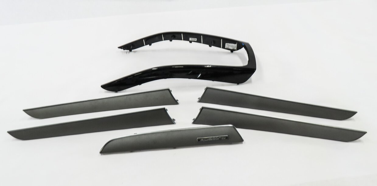 2010 AUDI S4 (B8 8K) INTERIOR DASH / DOOR / CONSOLE TRIM PANEL TRIM SET