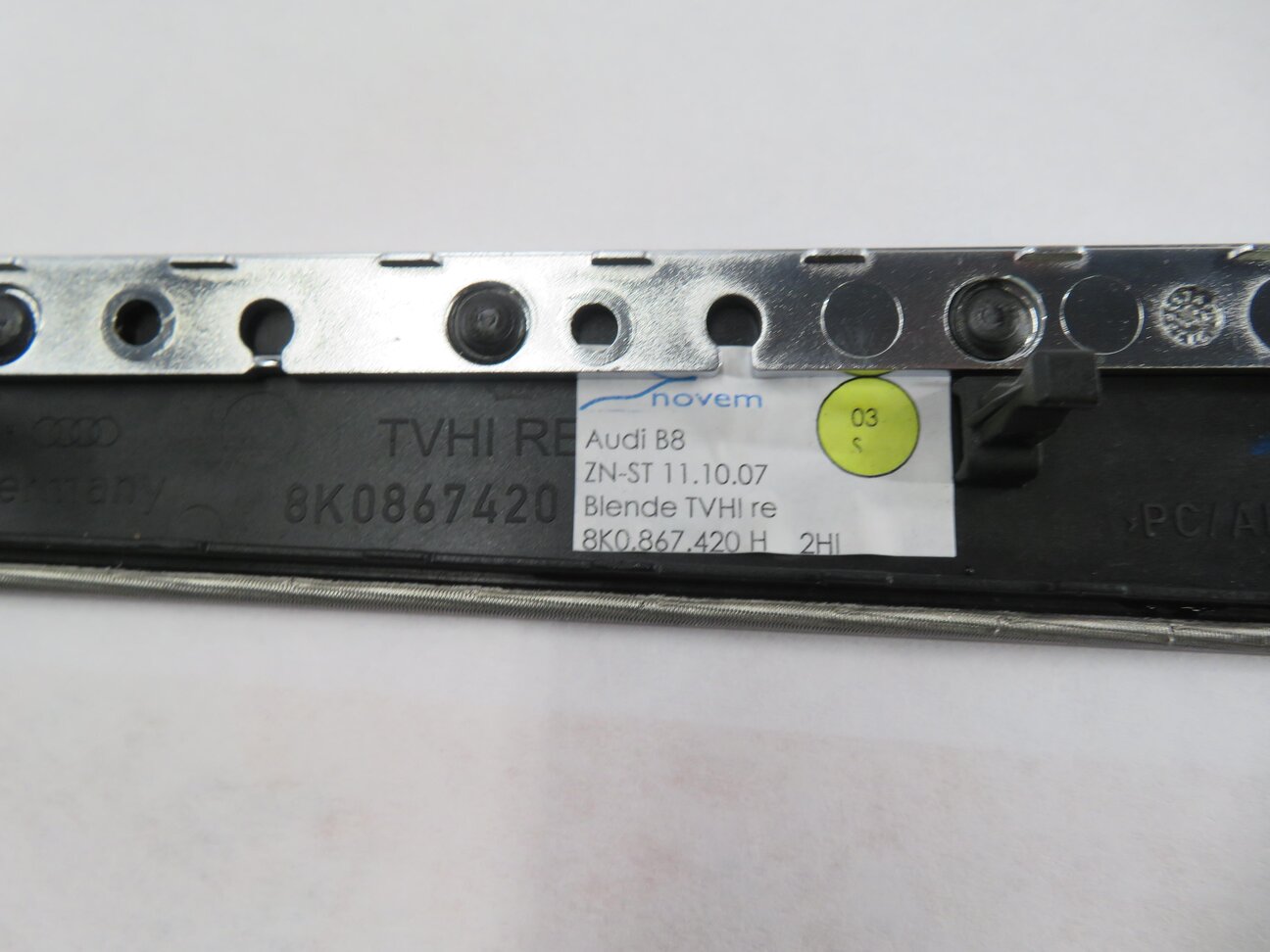 Thumbnail 11: 2010 AUDI S4 (B8 8K) INTERIOR DASH / DOOR / CONSOLE TRIM PANEL TRIM SET
