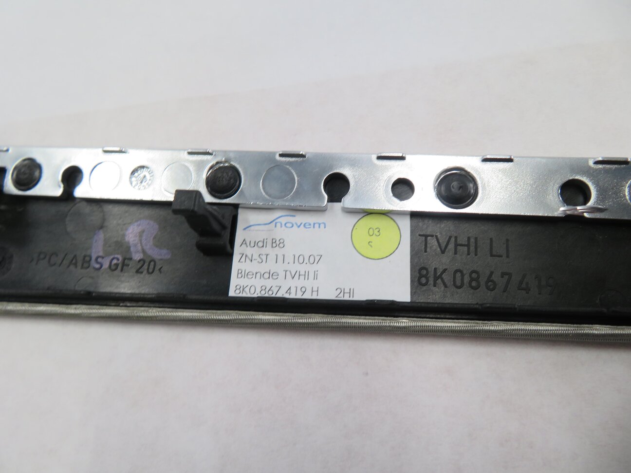 Thumbnail 15: 2010 AUDI S4 (B8 8K) INTERIOR DASH / DOOR / CONSOLE TRIM PANEL TRIM SET