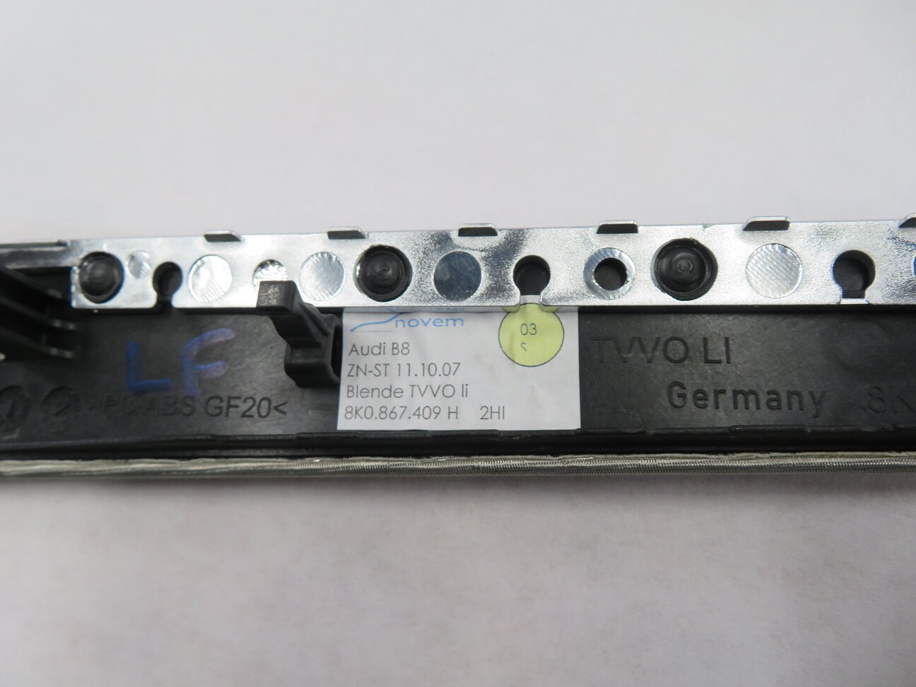 Thumbnail 16: 2010 AUDI S4 (B8 8K) INTERIOR DASH / DOOR / CONSOLE TRIM PANEL TRIM SET