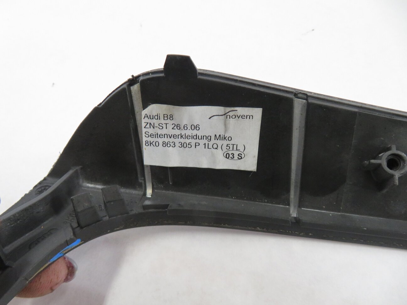 Thumbnail 18: 2010 AUDI S4 (B8 8K) INTERIOR DASH / DOOR / CONSOLE TRIM PANEL TRIM SET