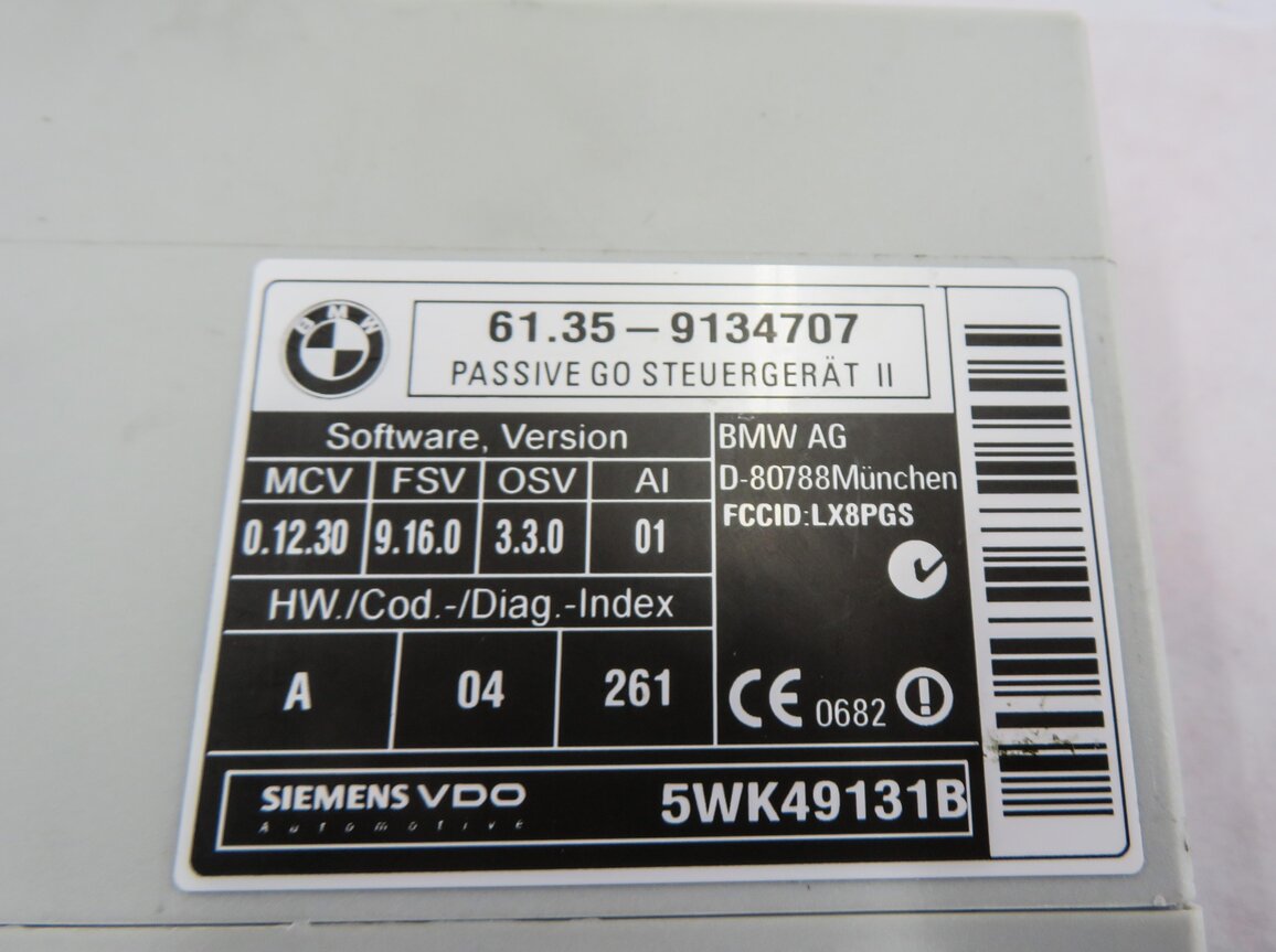 Thumbnail 4: 2007-2014 BMW 528i 535i 550i X5 X5M X6M (E60 E70 E71) KEYLESS PASSIVE GO MODULE