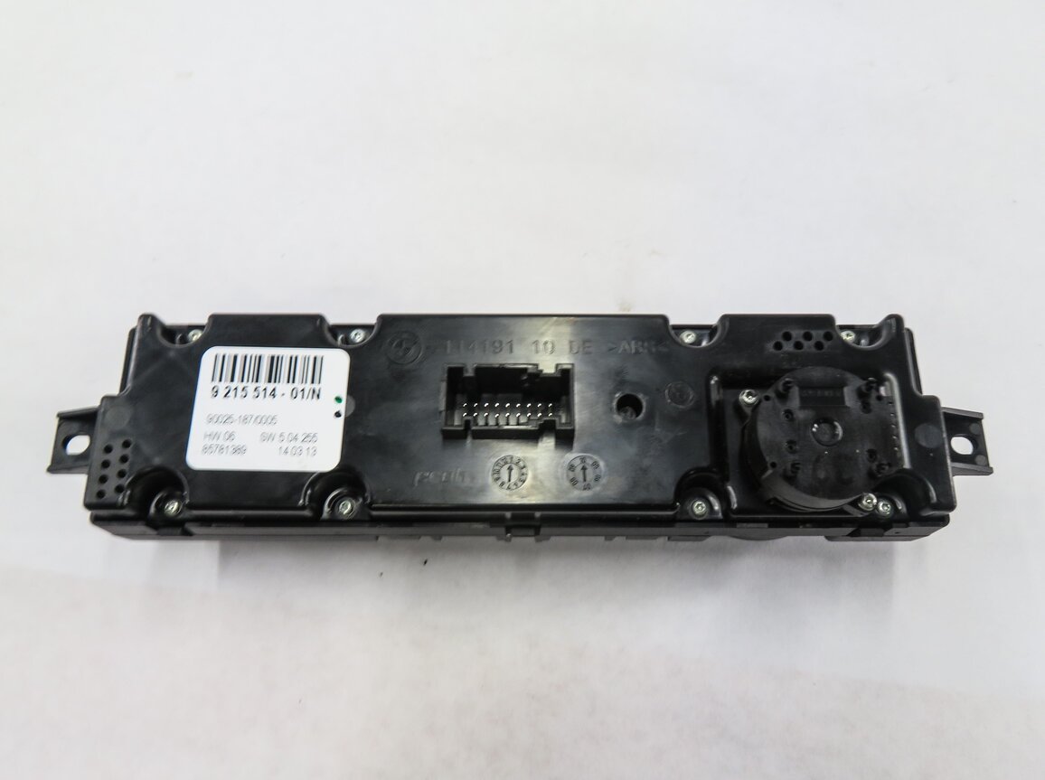 Thumbnail 5: 2007-2013 BMW X5 (E70) REAR HEATER A/C CLIMATE TEMPERATURE CONTROL PANEL