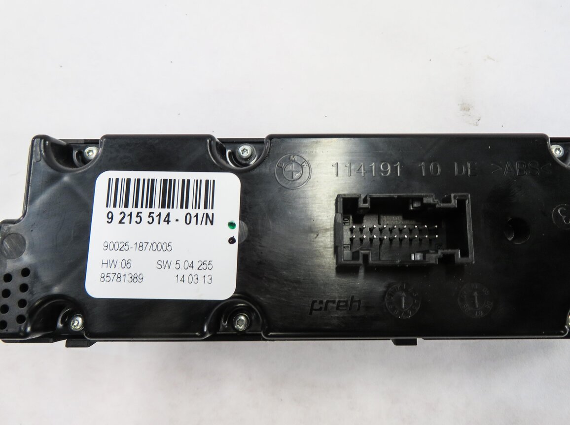 Thumbnail 6: 2007-2013 BMW X5 (E70) REAR HEATER A/C CLIMATE TEMPERATURE CONTROL PANEL
