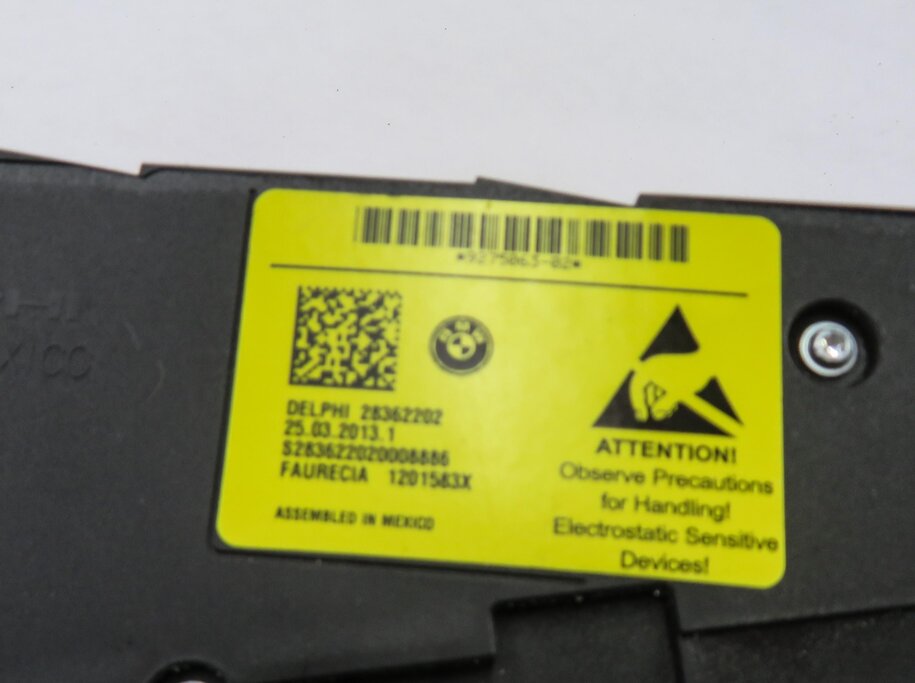Thumbnail 5: 2013 BMW X5 (E70) LEFT FRONT DRIVER MEMORY SEAT ADJUSTMENT SWITCH BUTTON (BLACK)