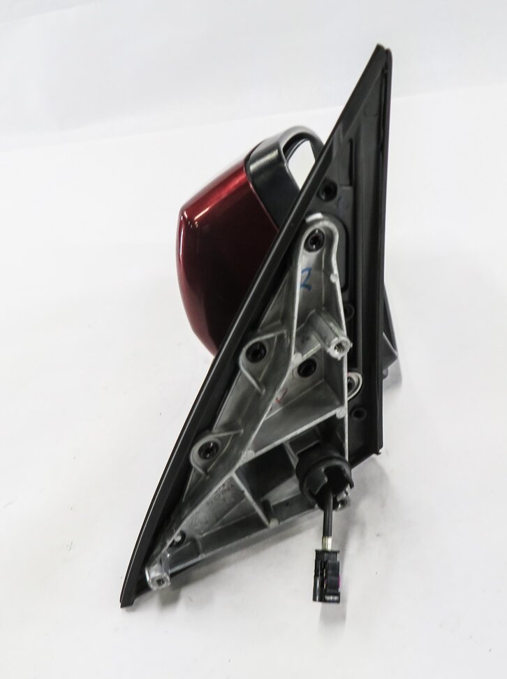 Thumbnail 4: 2010-2013 BMW X5 (E70) RIGHT P-FOLD MEM AUTODIM CAMERA HEATED DOOR MIRROR (RED)