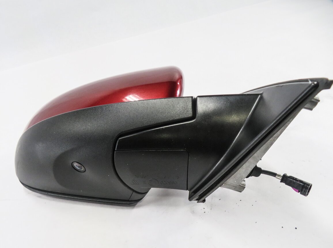 Thumbnail 6: 2010-2013 BMW X5 (E70) RIGHT P-FOLD MEM AUTODIM CAMERA HEATED DOOR MIRROR (RED)