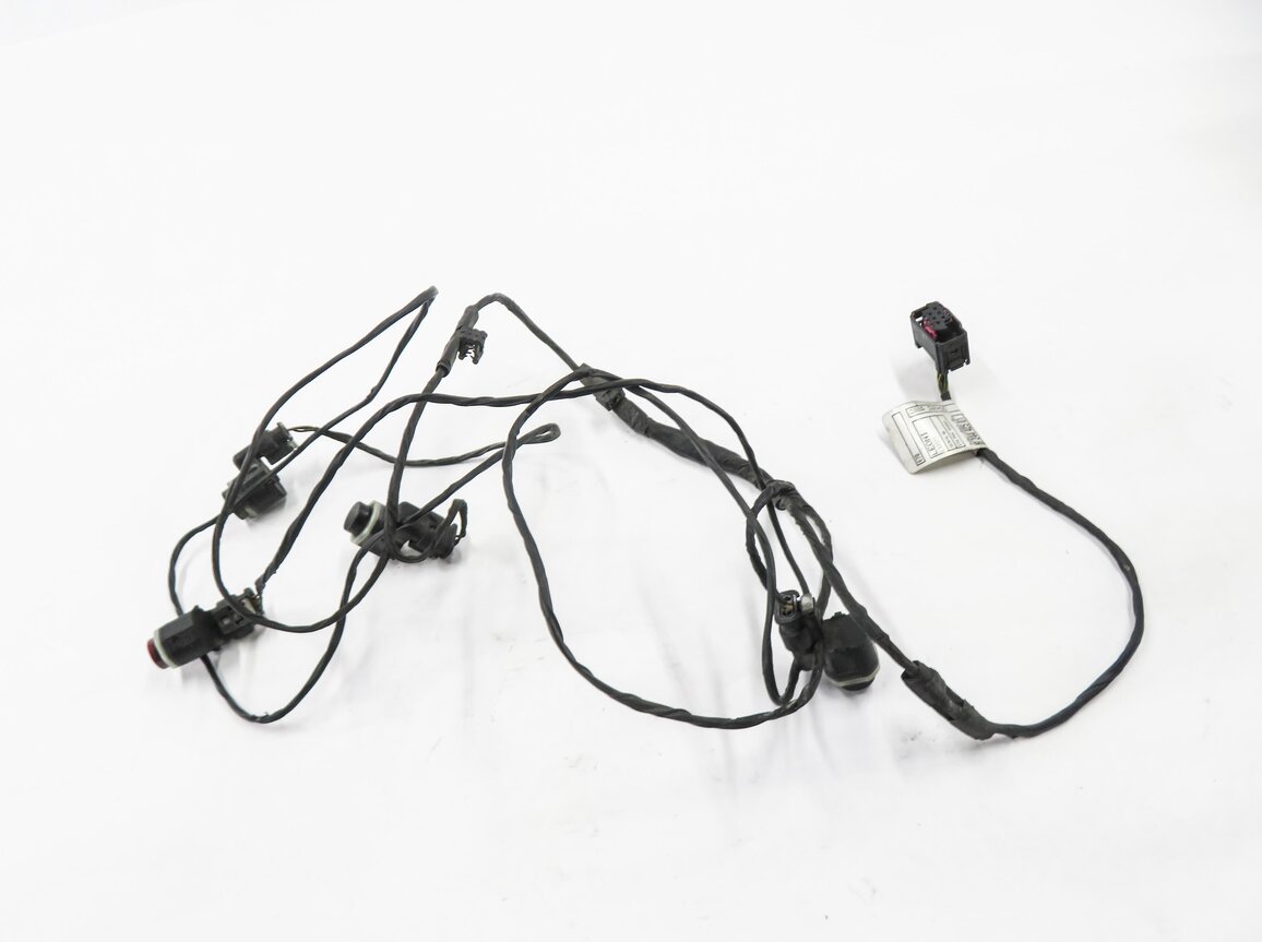 Thumbnail 2: 2013 BMW X5 (E70) REAR PDC DRIVER PARK ASSIST SENSOR SET 4 w/ HARNESS LOOM (RED)