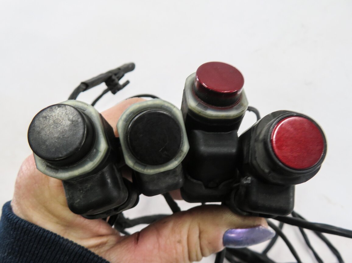 Thumbnail 5: 2013 BMW X5 (E70) REAR PDC DRIVER PARK ASSIST SENSOR SET 4 w/ HARNESS LOOM (RED)