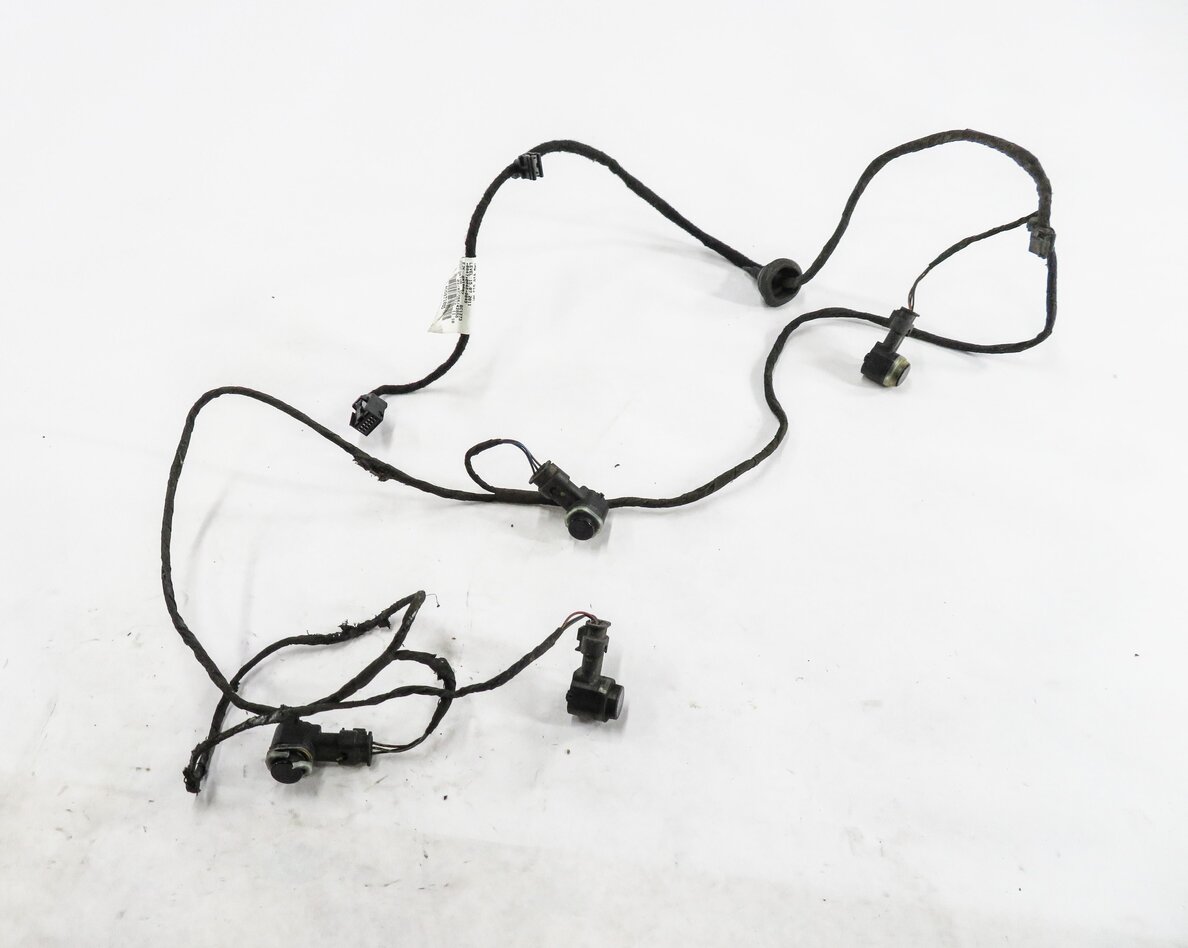 2012 AUDI A6 (C7) REAR PDC PARK DISTANCE SENSOR SET-4 w/ HARNESS (BLACK)