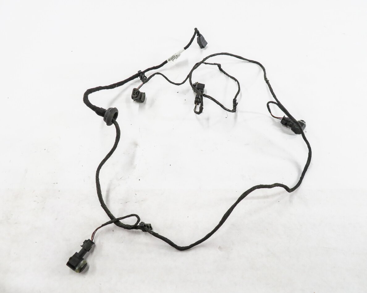 Thumbnail 2: 2012 AUDI A6 (C7) REAR PDC PARK DISTANCE SENSOR SET-4 w/ HARNESS (BLACK)