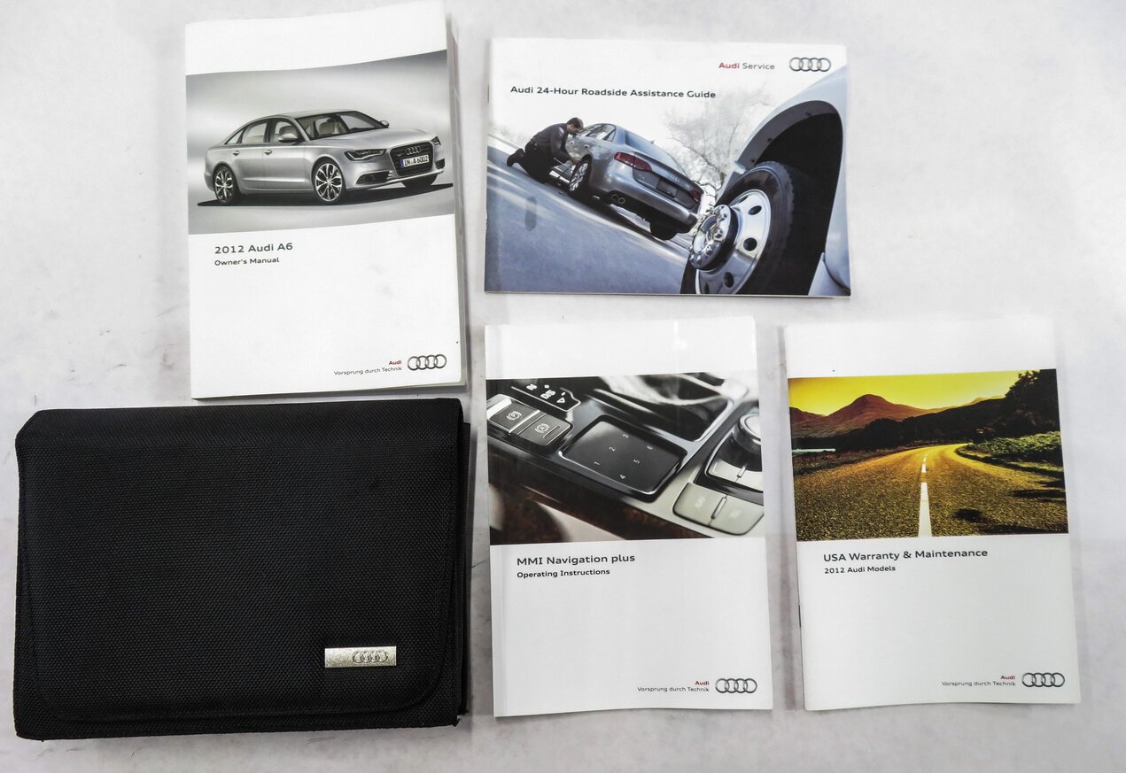 Thumbnail 2: 2012 AUDI A6 (C7) OWNERS MANUAL BOOK BOOKLET GUIDE SET w/ CASE