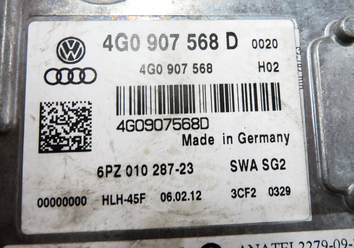 Thumbnail 5: 2012-2015 AUDI A6 S6 (C7) LEFT DRIVER REAR BLIND SPOT ALERT MODULE (SLAVE)