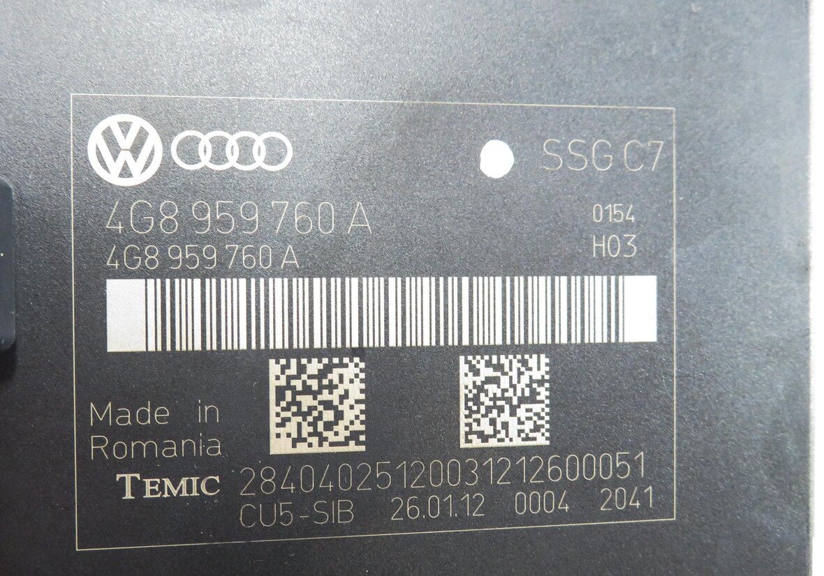 Thumbnail 5: 2012 AUDI A6 (C7) LEFT FRONT DRIVER MEMORY SEAT CONTROL MODULE