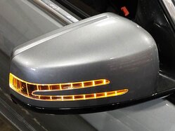 Thumbnail 3: 2014 MERCEDES E350 E550 (A207 C207) RIGHT HEATED BLIND SPOT DOOR MIRROR (SILVER)
