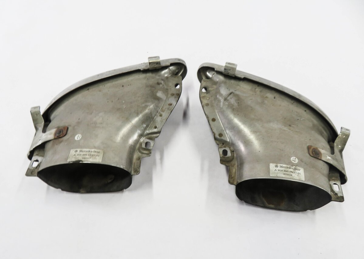 Thumbnail 3: 2012-2016 MERCEDES E350 (A207 C207 W207) AMG EXHAUST TIP SET
